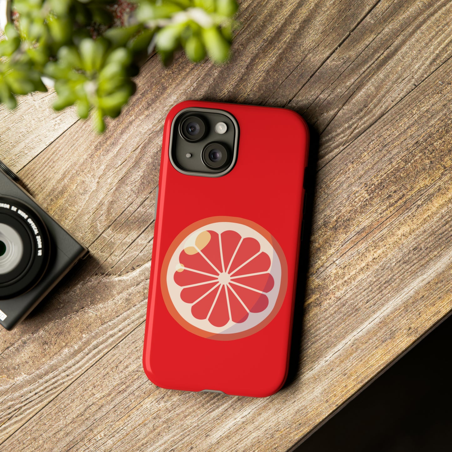 Grapefruit Phone Case - Tough Red