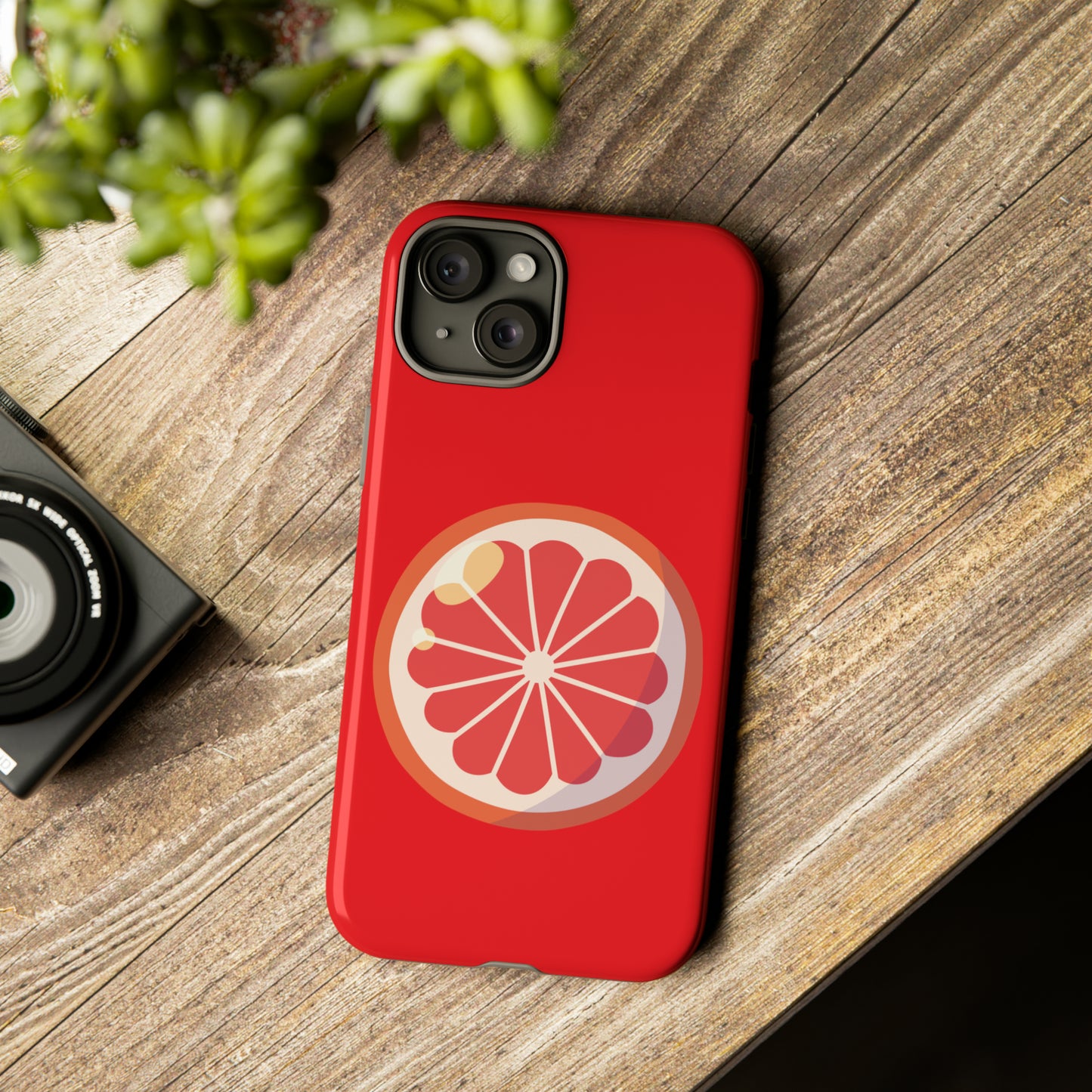 Grapefruit Phone Case - Tough Red