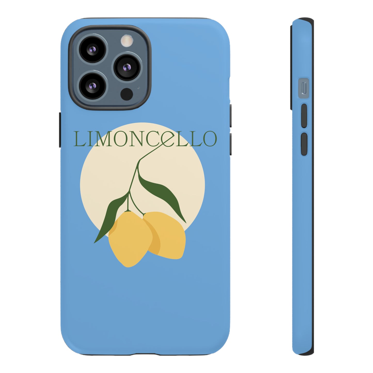 Limoncello Retro Phone Case - Tough Blue