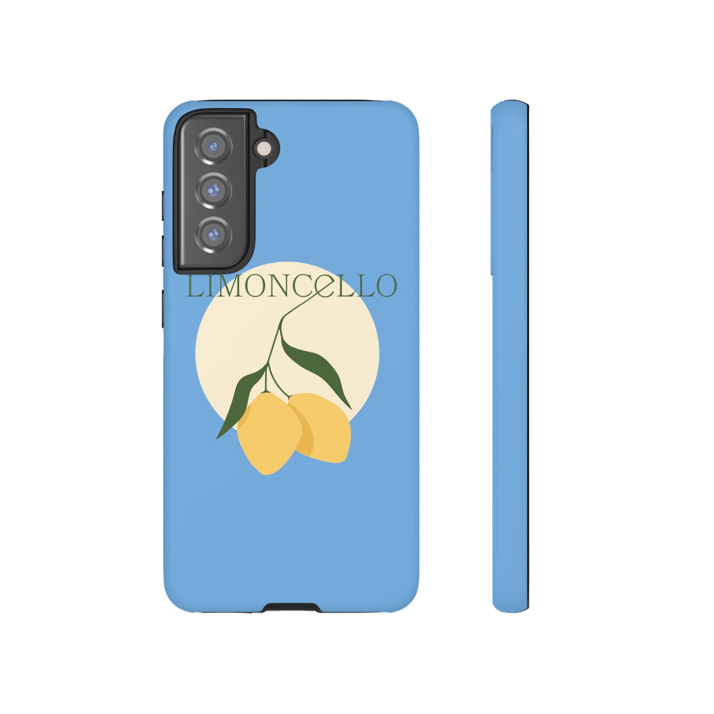 Limoncello Retro Phone Case - Tough Blue