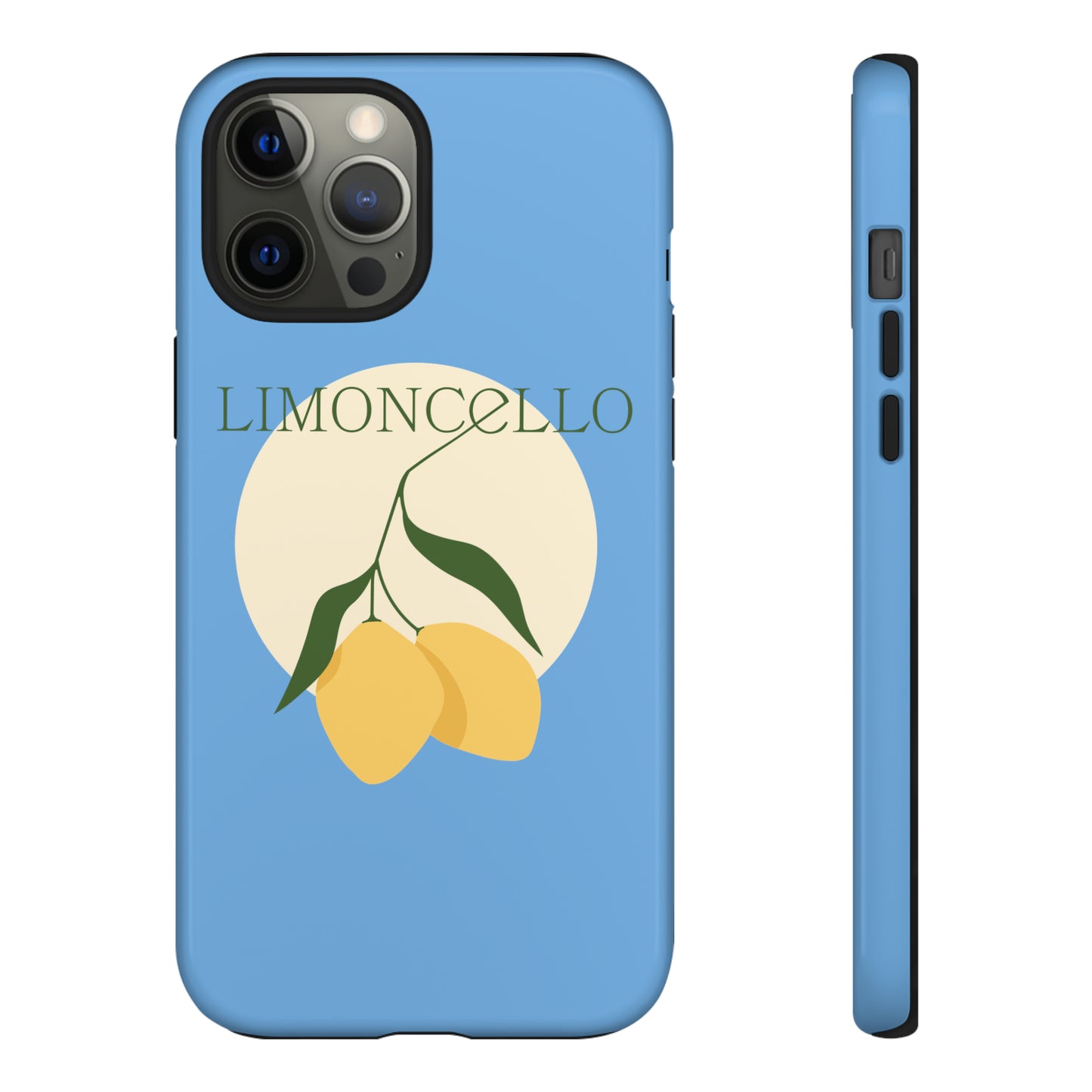 Limoncello Retro Phone Case - Tough Blue