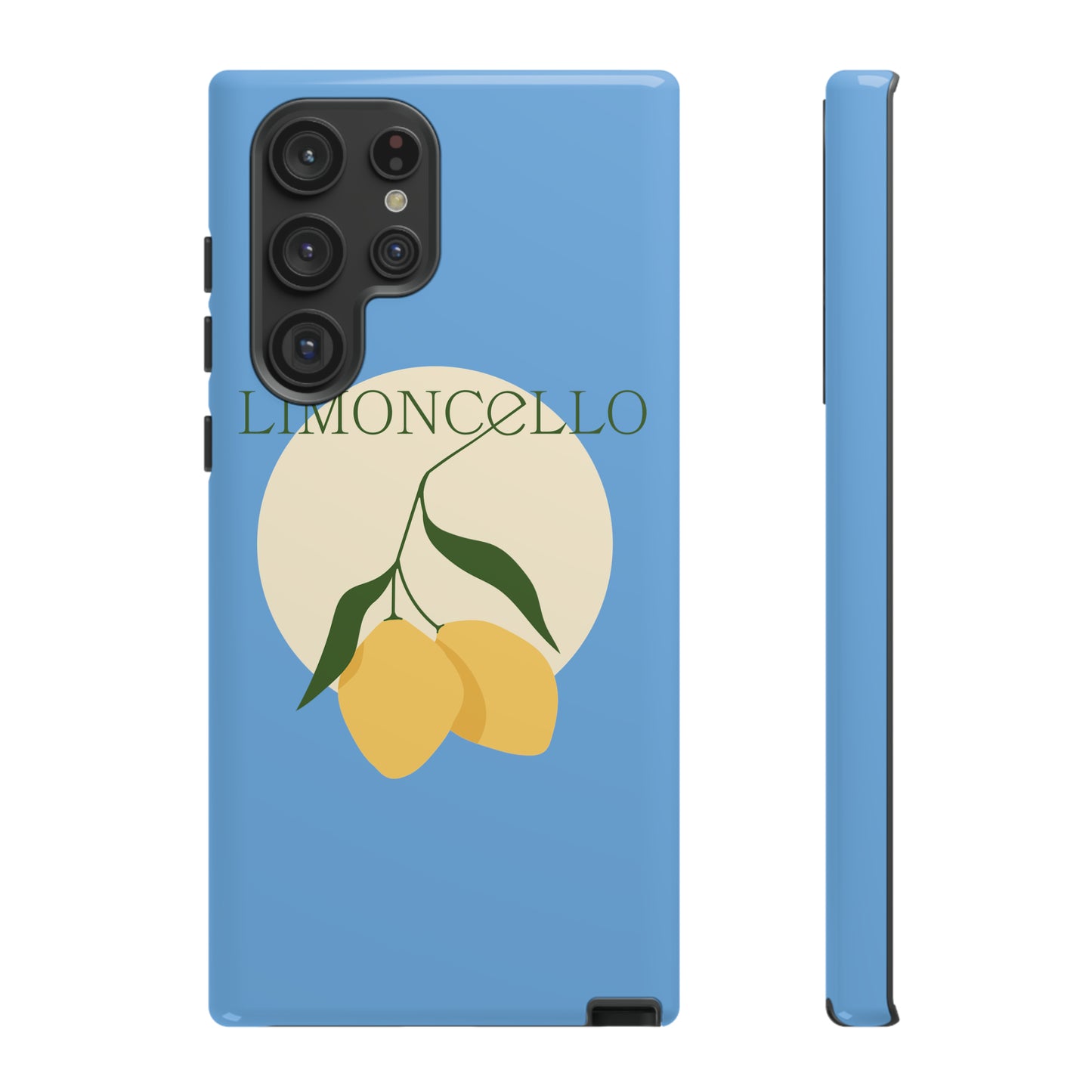 Limoncello Retro Phone Case - Tough Blue