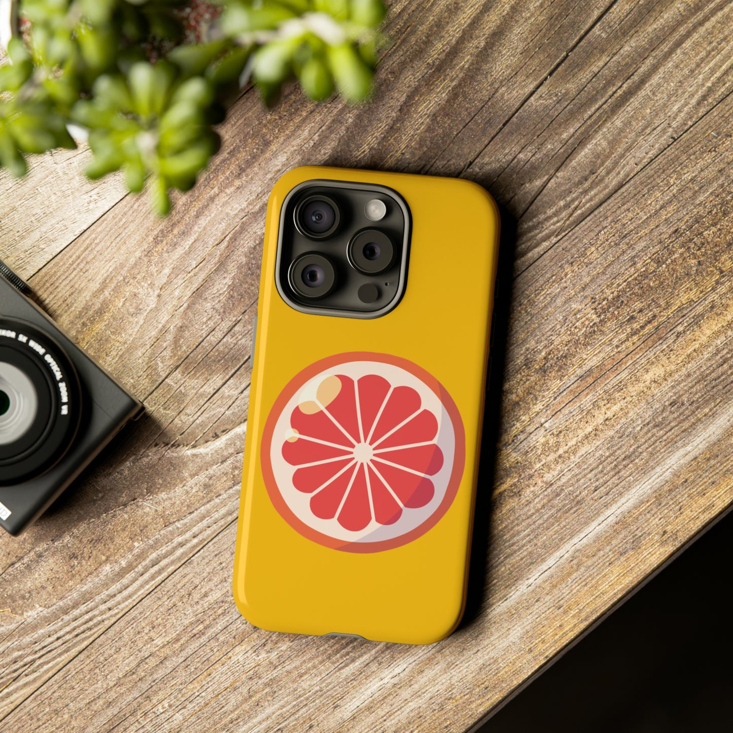 Grapefruit Phone Case - Tough Yellow