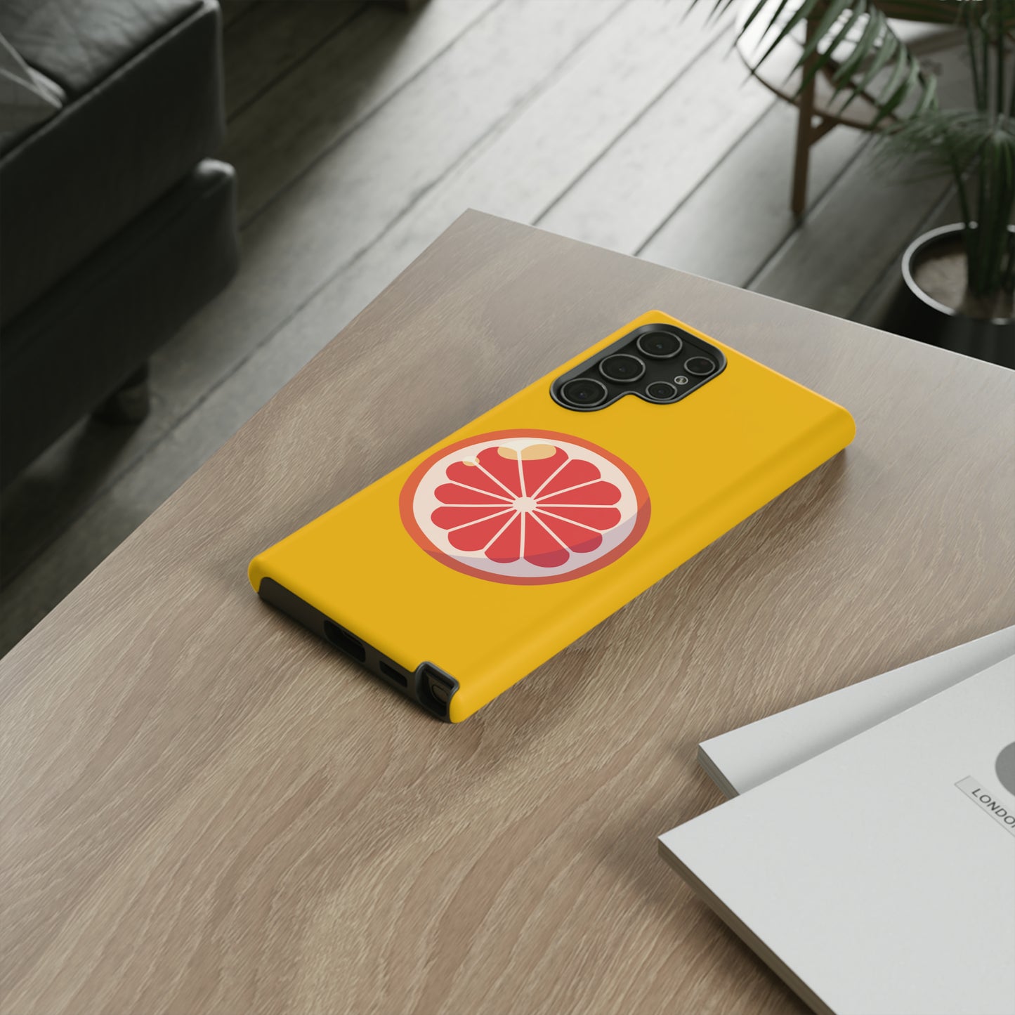 Grapefruit Phone Case - Tough Yellow