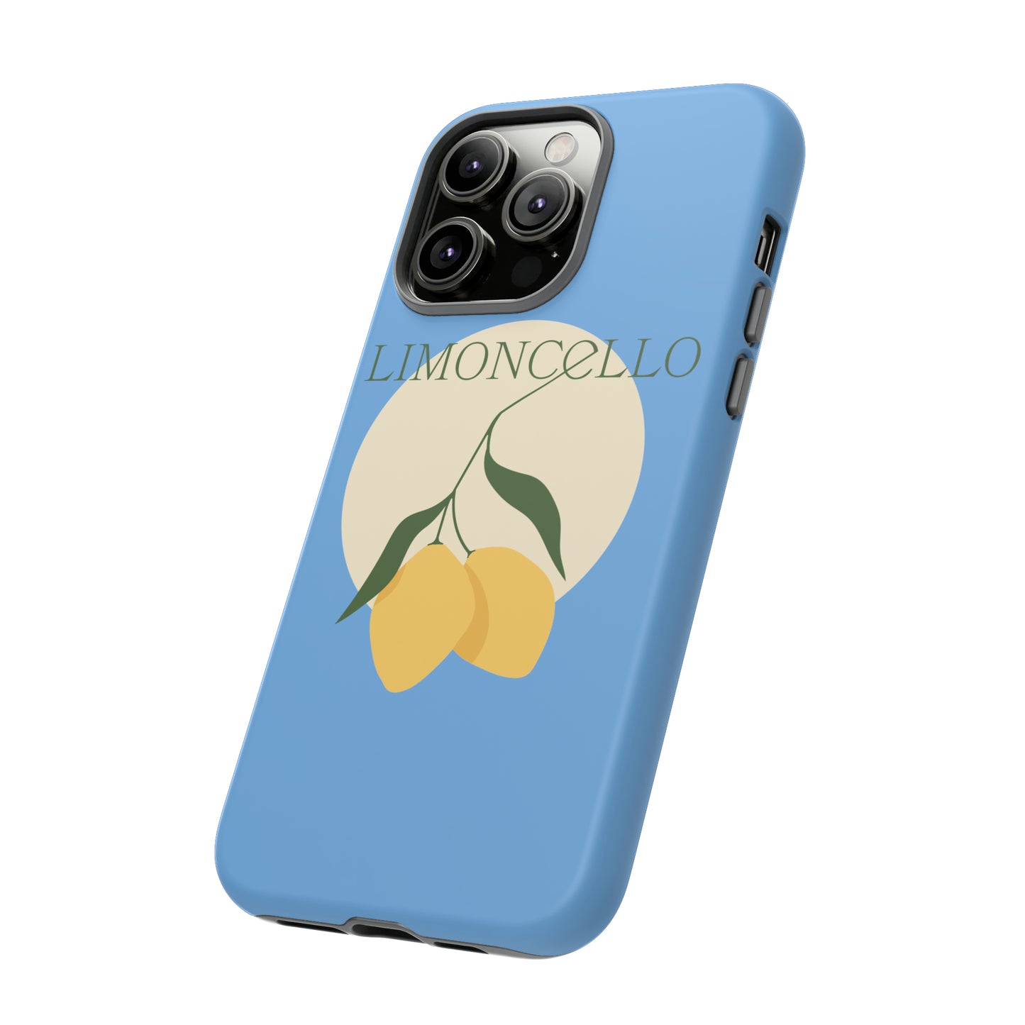 Limoncello Retro Phone Case - Tough Blue