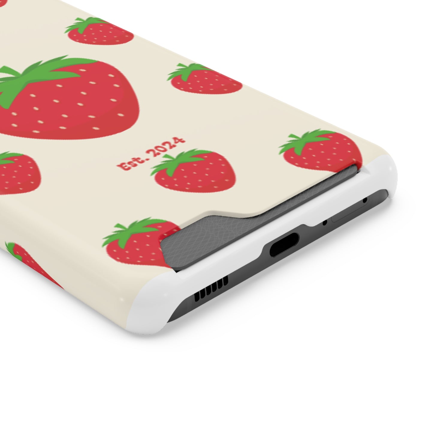 Strawberry Daiquiri Phone Case With Card Holder