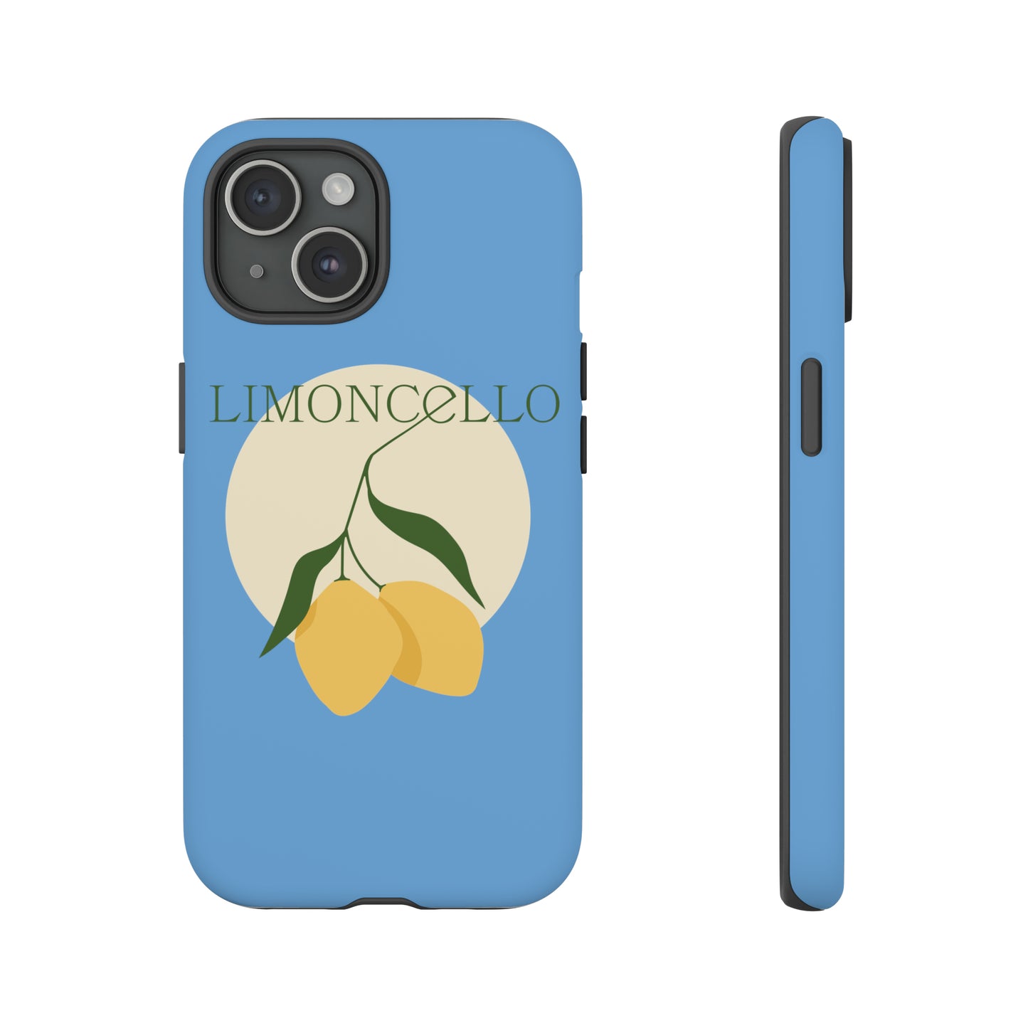 Limoncello Retro Phone Case - Tough Blue