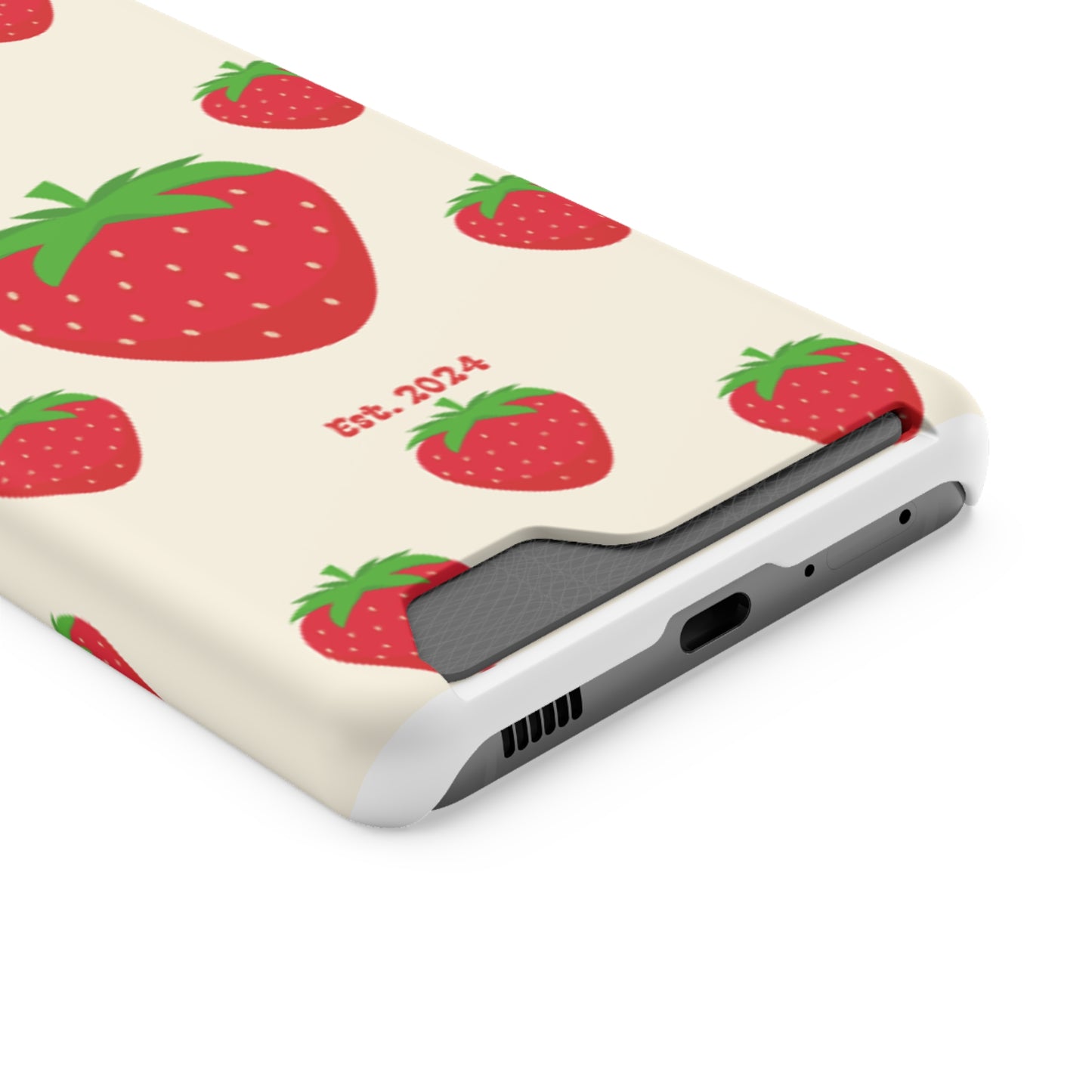 Strawberry Daiquiri Phone Case With Card Holder