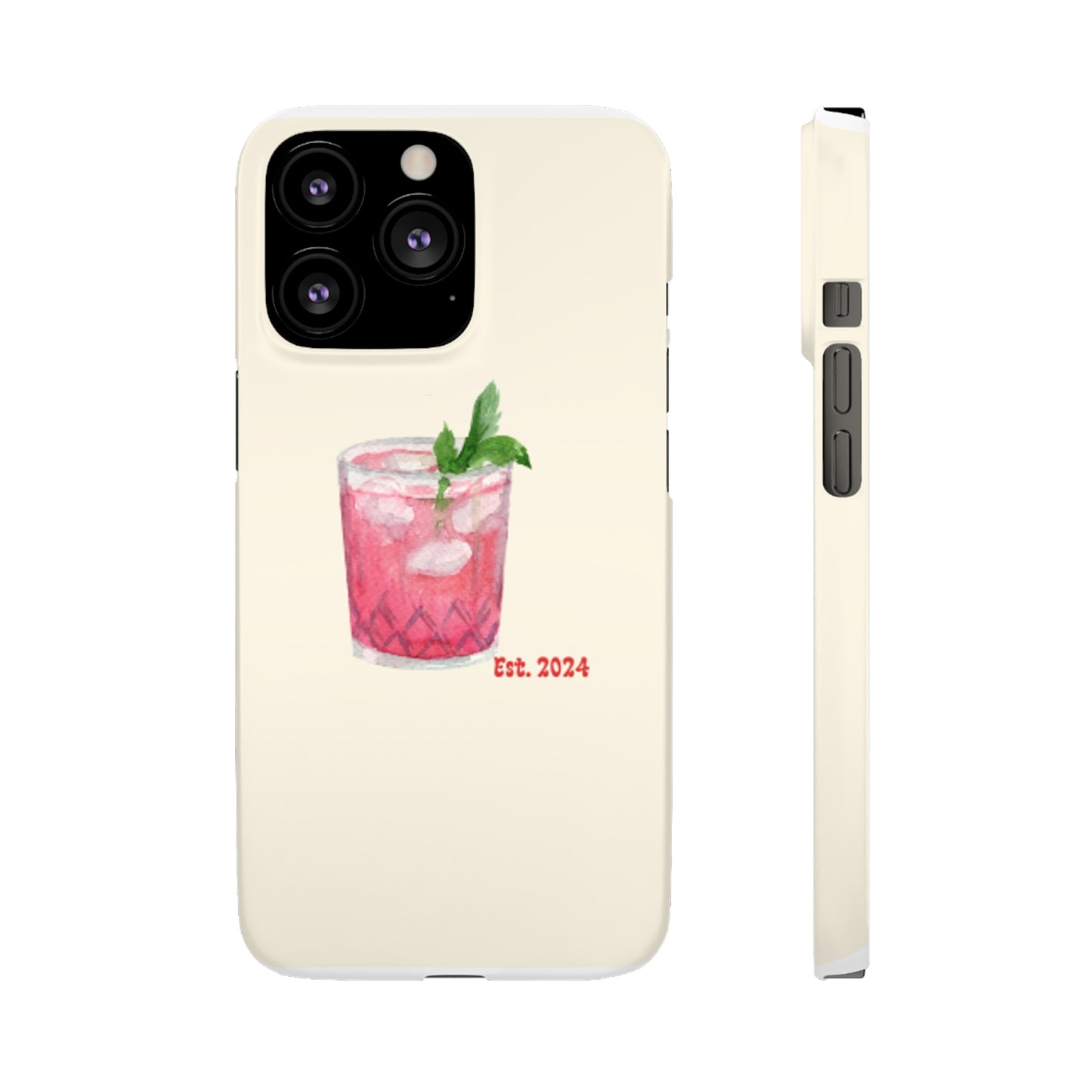 Pink Cocktail Phone Case