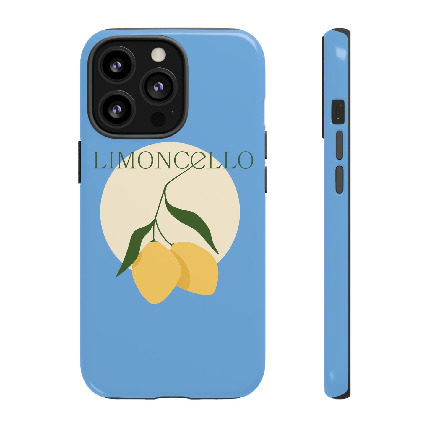 Limoncello Retro Phone Case - Tough Blue