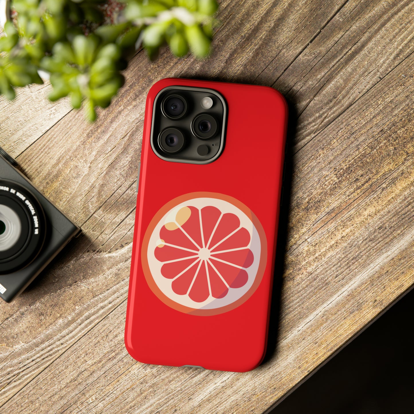 Grapefruit Phone Case - Tough Red