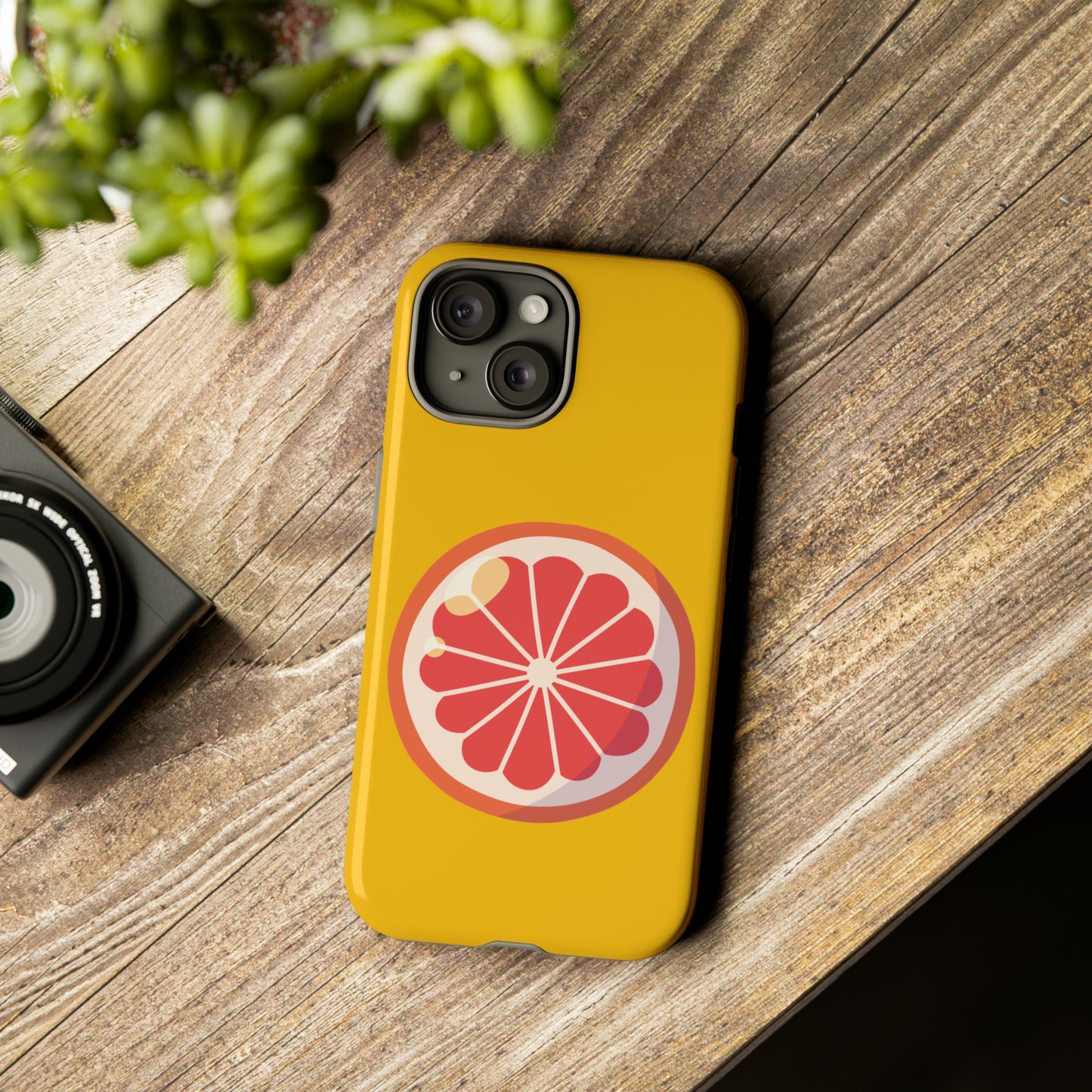 Grapefruit Phone Case - Tough Yellow