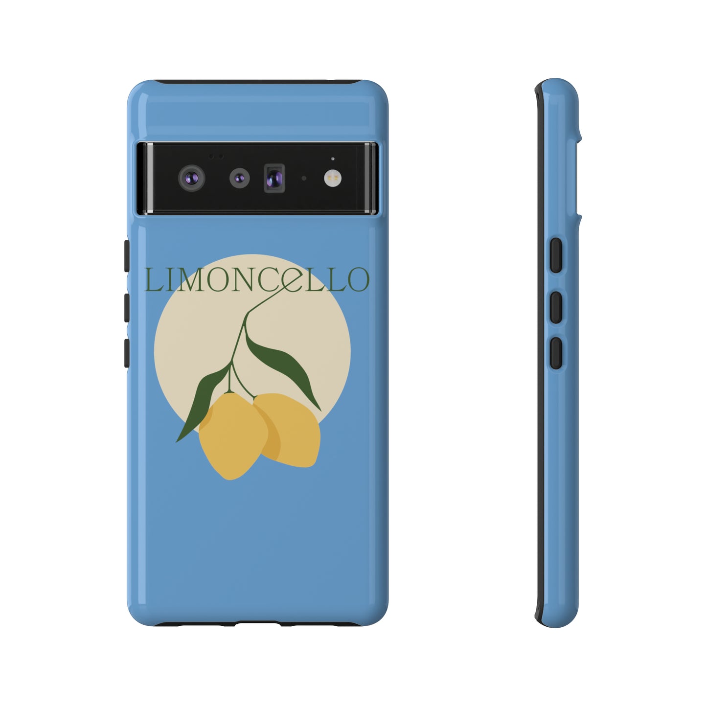 Limoncello Retro Phone Case - Tough Blue