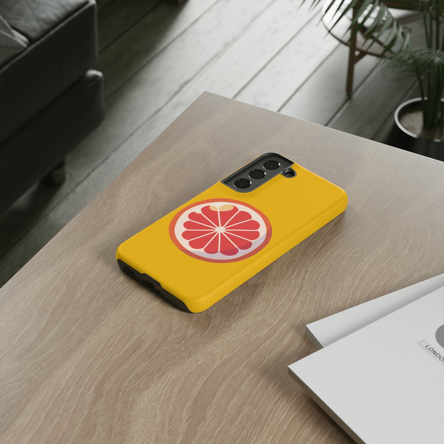 Grapefruit Phone Case - Tough Yellow