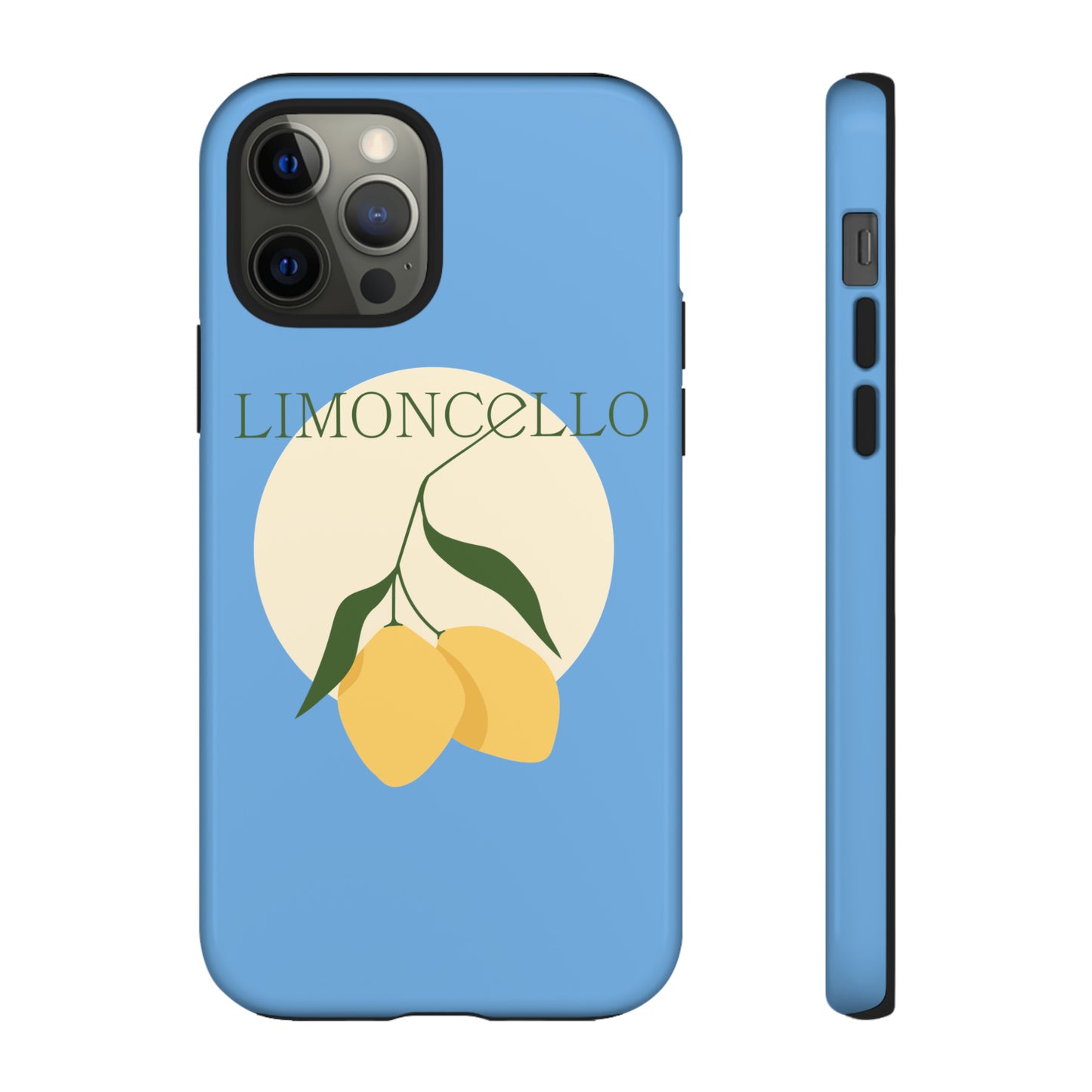 Limoncello Retro Phone Case - Tough Blue