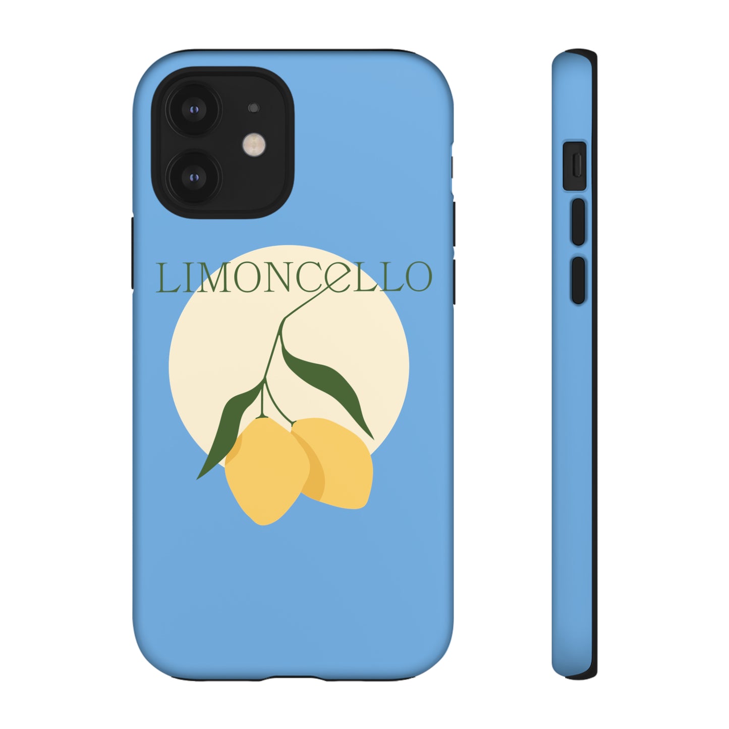 Limoncello Retro Phone Case - Tough Blue