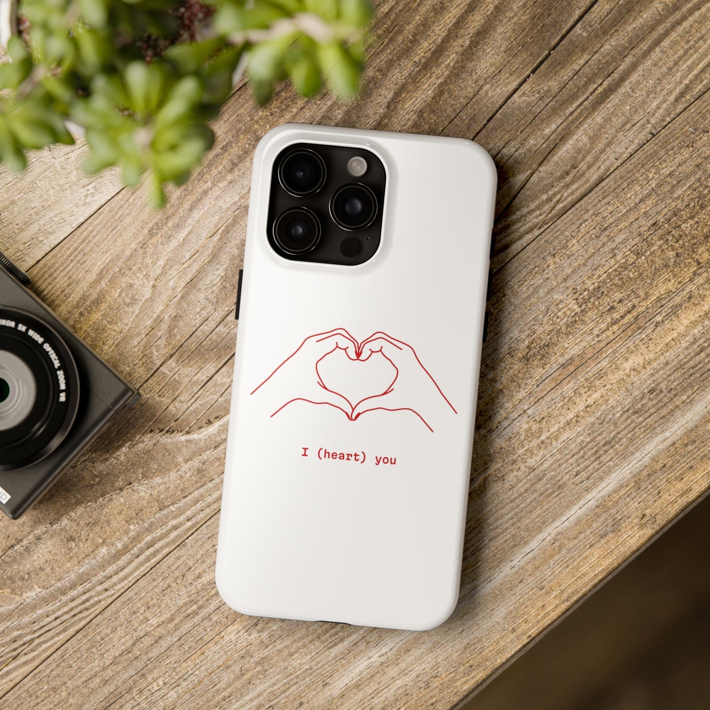 I heart you Phone Cases