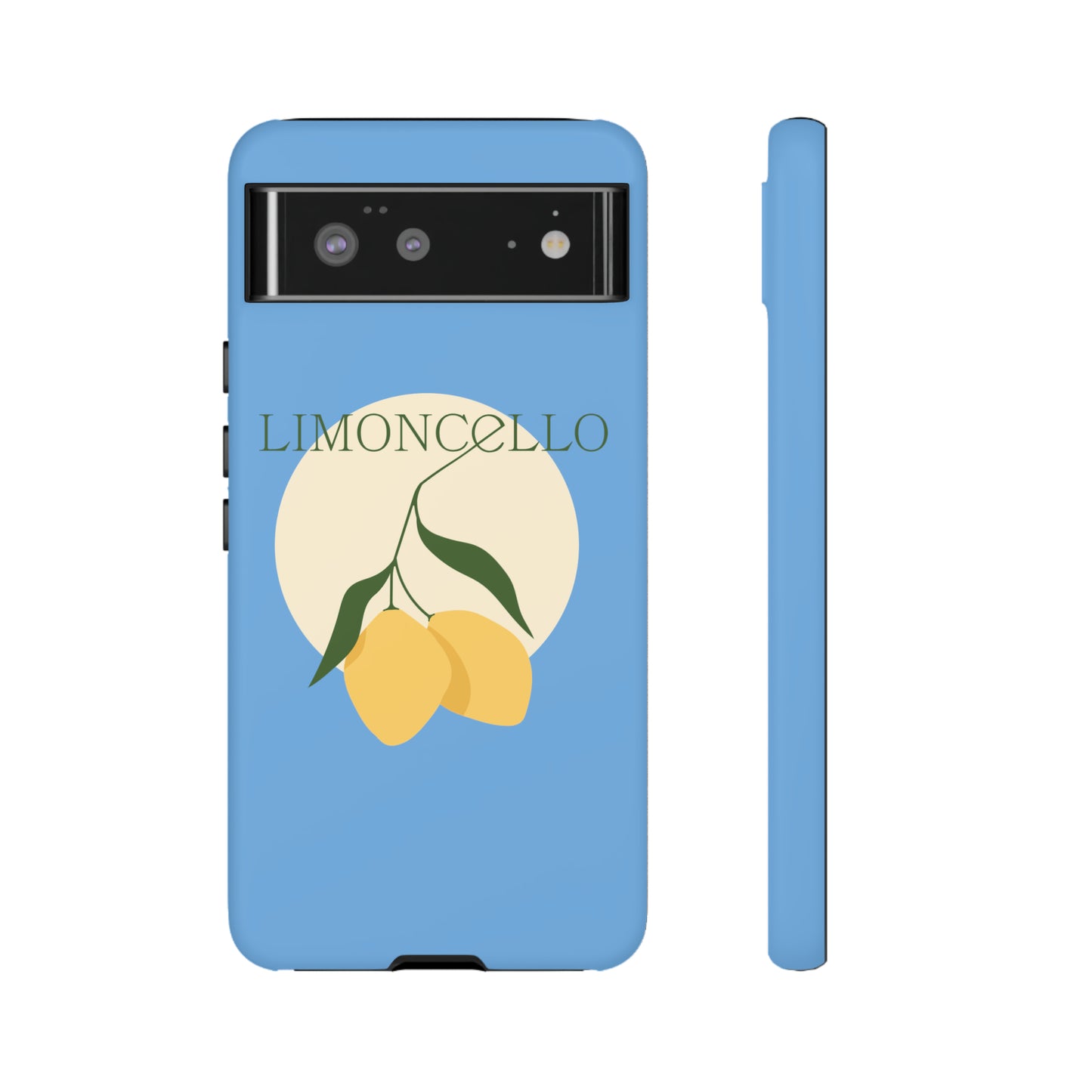 Limoncello Retro Phone Case - Tough Blue