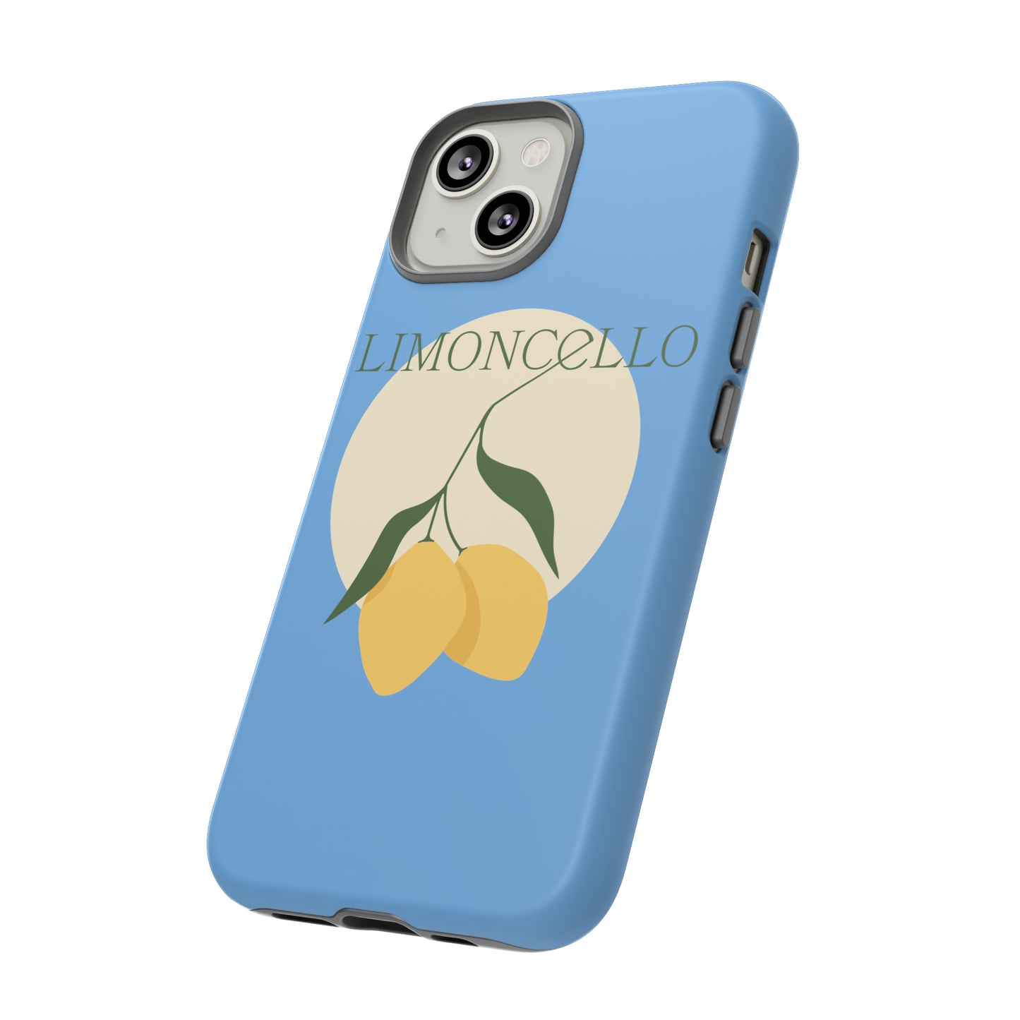 Limoncello Retro Phone Case - Tough Blue