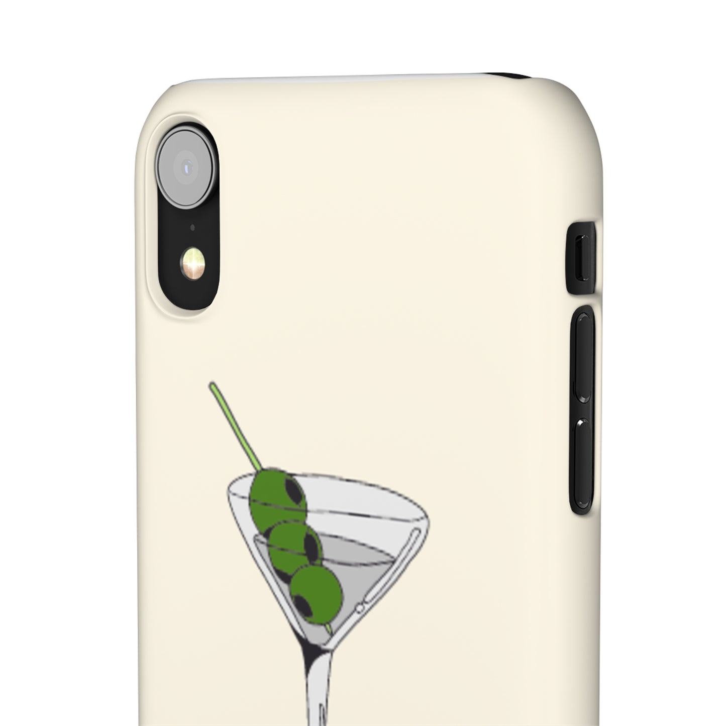 Olive Martini Phone Case with Card Holder