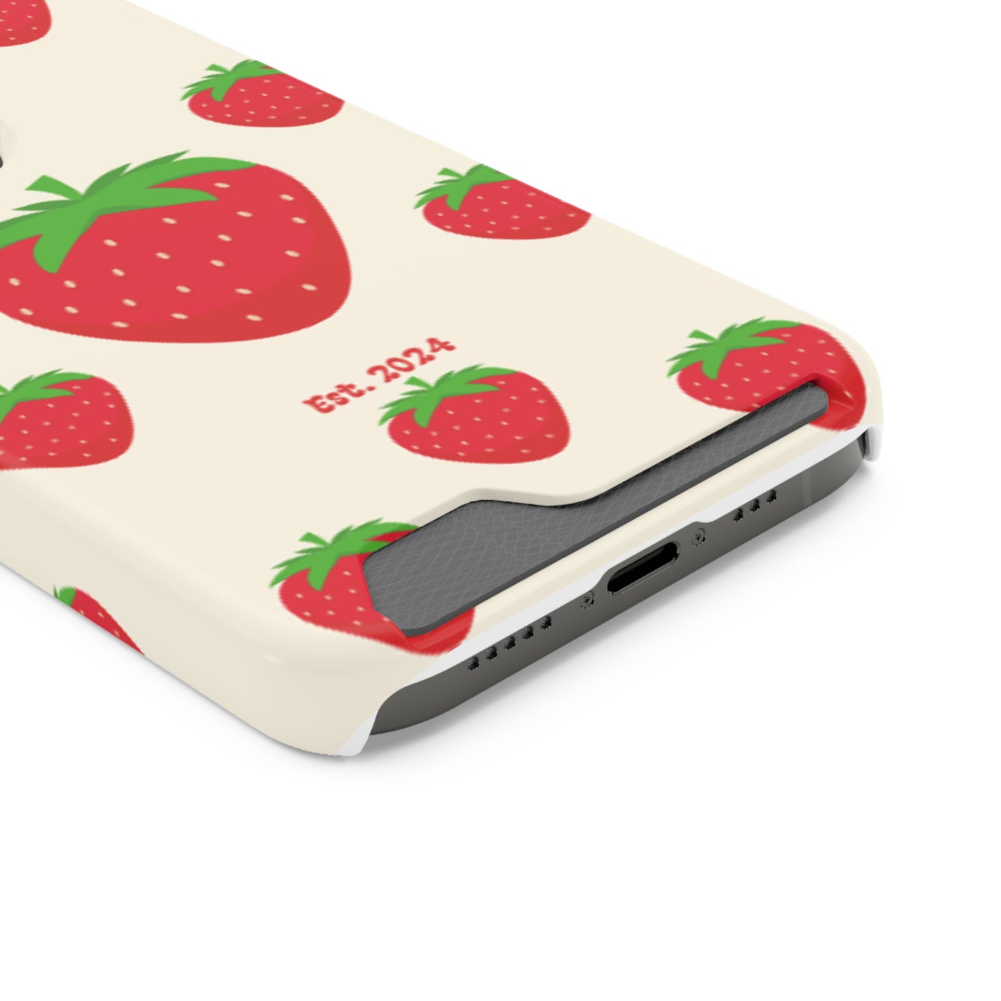 Strawberry Daiquiri Phone Case With Card Holder