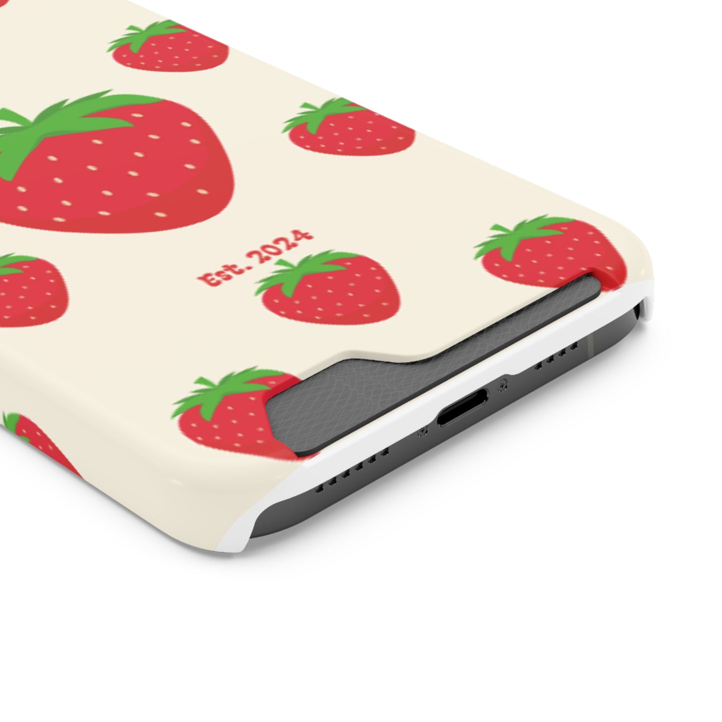 Strawberry Daiquiri Phone Case With Card Holder