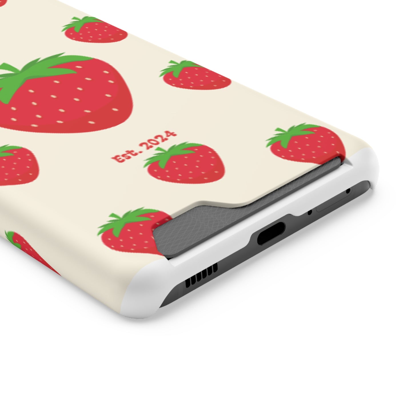 Strawberry Daiquiri Phone Case With Card Holder