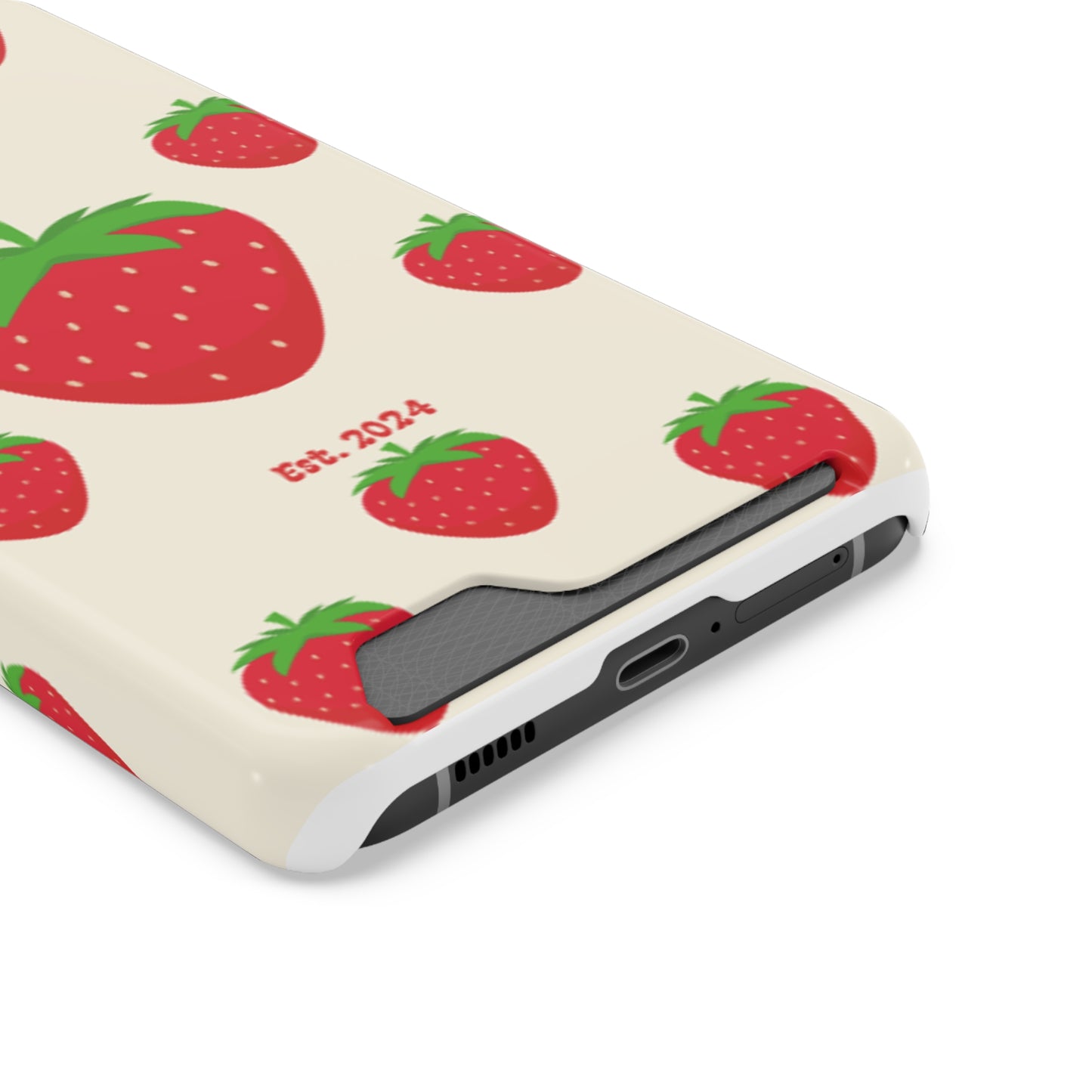 Strawberry Daiquiri Phone Case With Card Holder