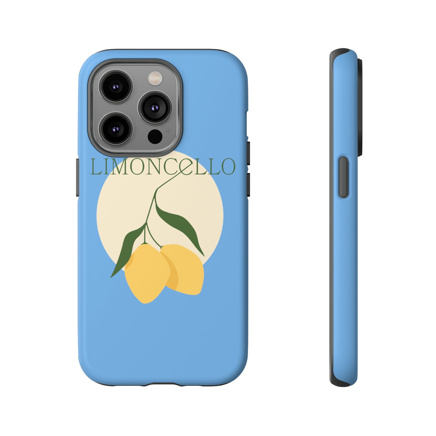 Limoncello Retro Phone Case - Tough Blue