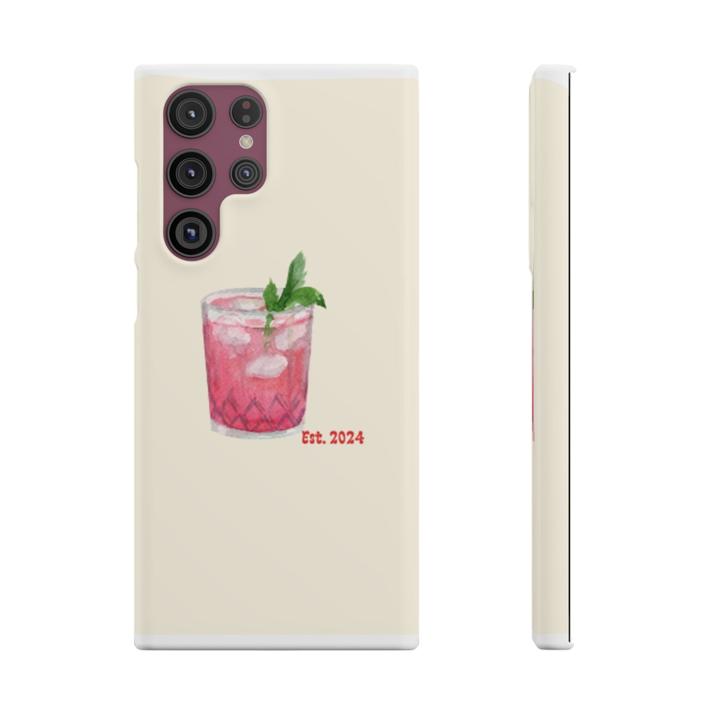 Pink Cocktail Phone Case