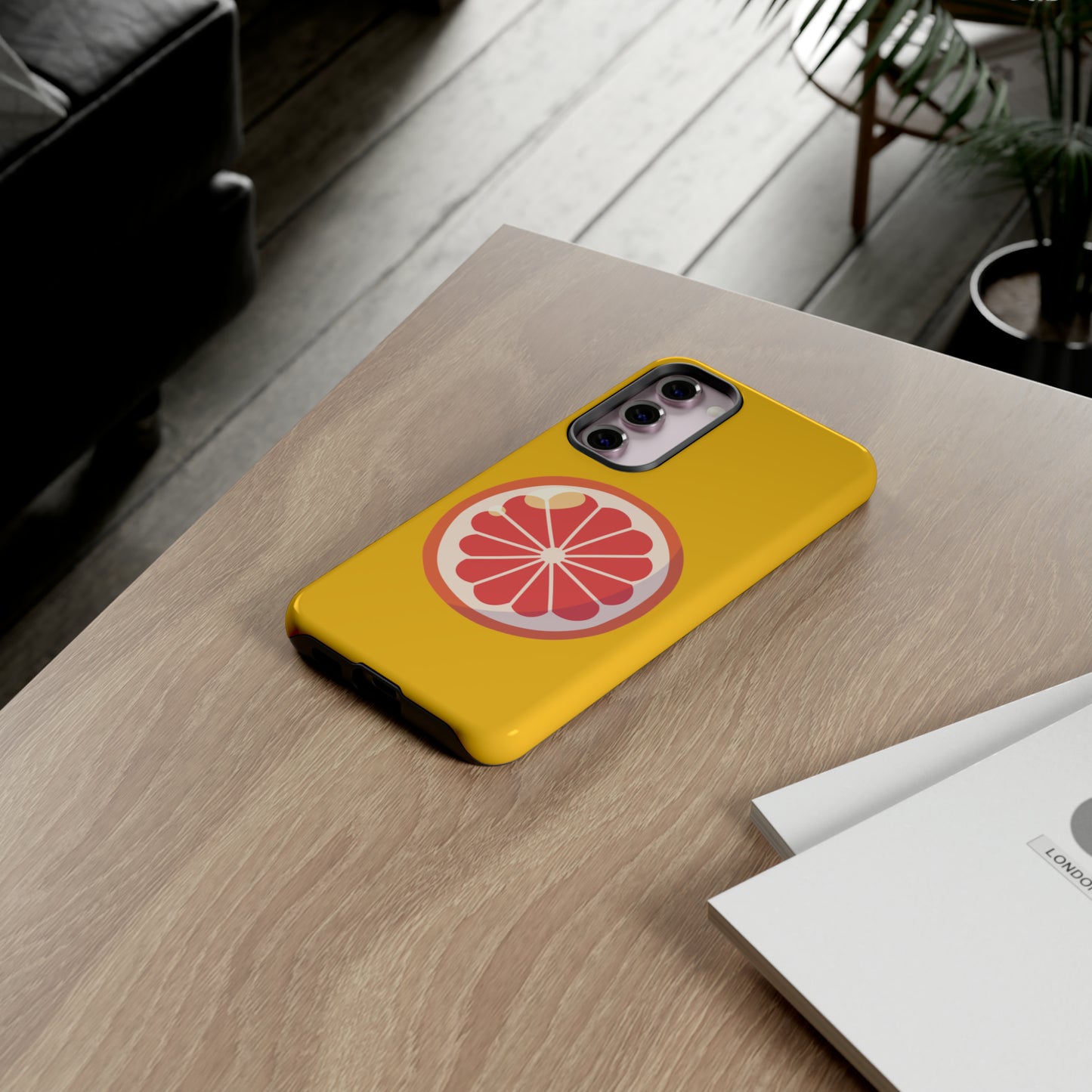 Grapefruit Phone Case - Tough Yellow