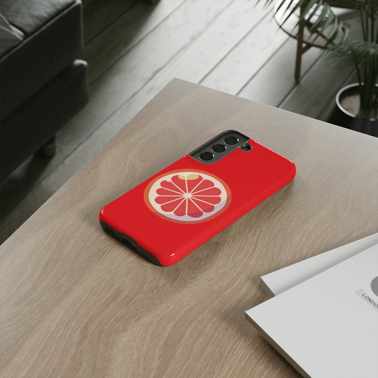 Grapefruit Phone Case - Tough Red