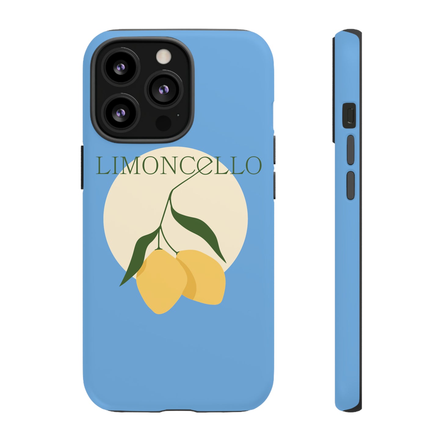 Limoncello Retro Phone Case - Tough Blue