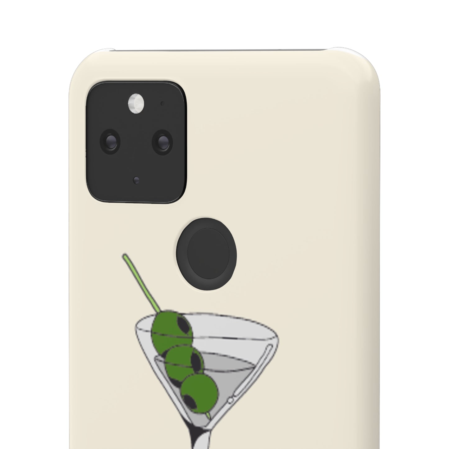 Olive Martini Phone Case with Card Holder