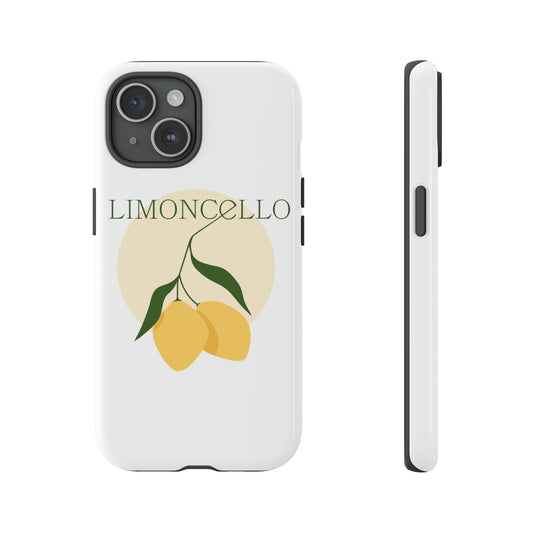 Limoncello Retro Phone Case - Tough White