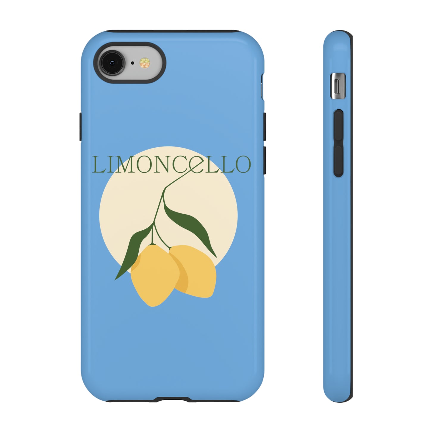 Limoncello Retro Phone Case - Tough Blue