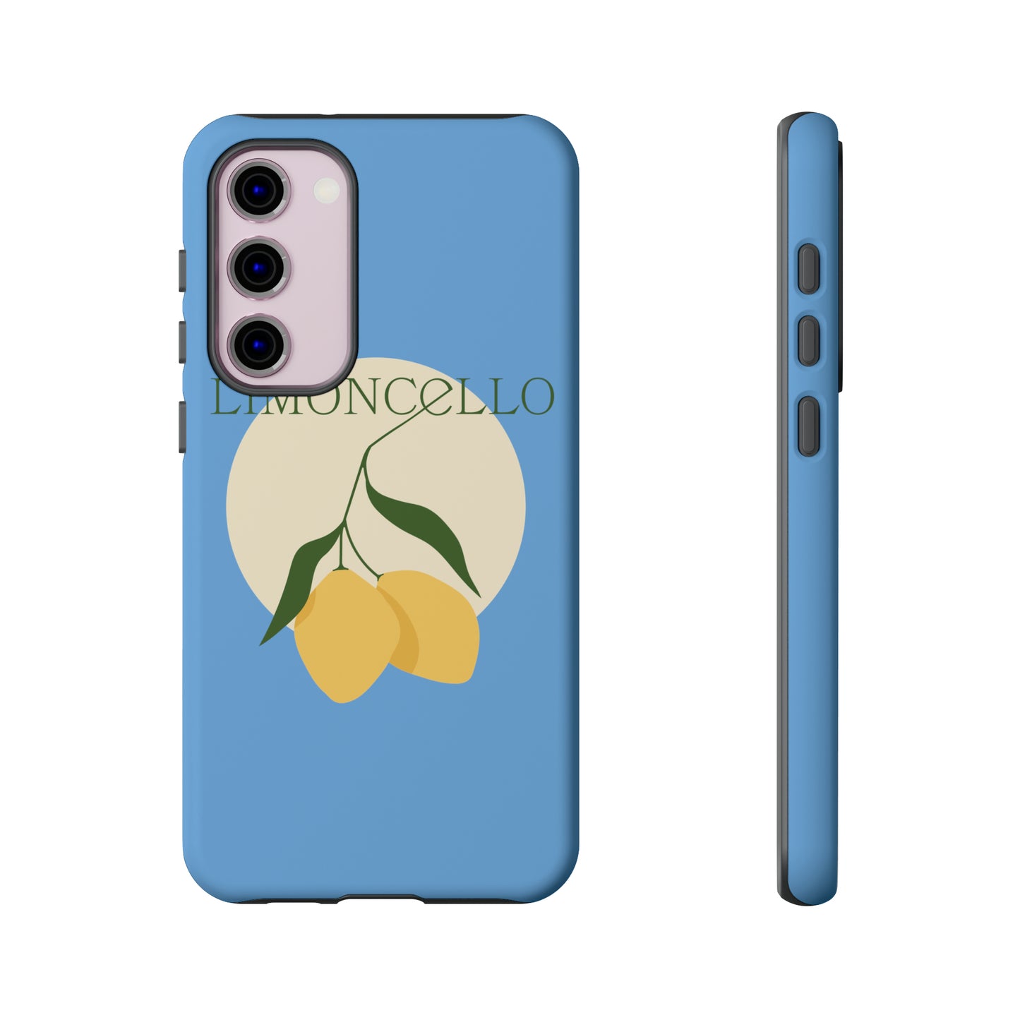 Limoncello Retro Phone Case - Tough Blue