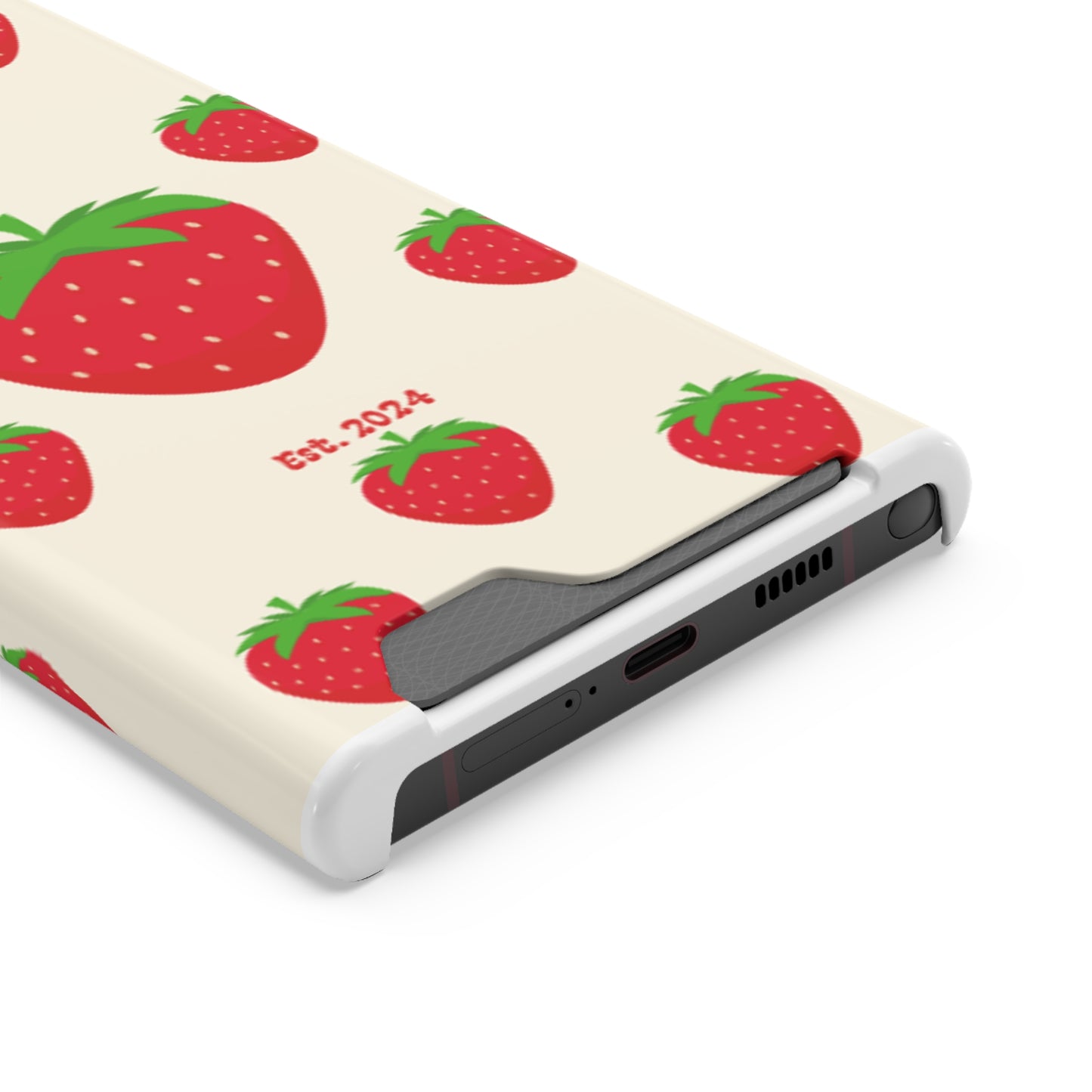 Strawberry Daiquiri Phone Case With Card Holder