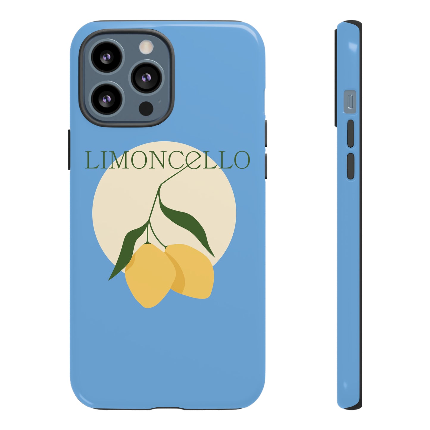 Limoncello Retro Phone Case - Tough Blue