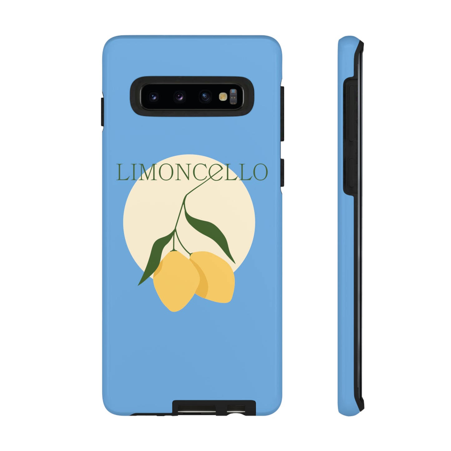 Limoncello Retro Phone Case - Tough Blue