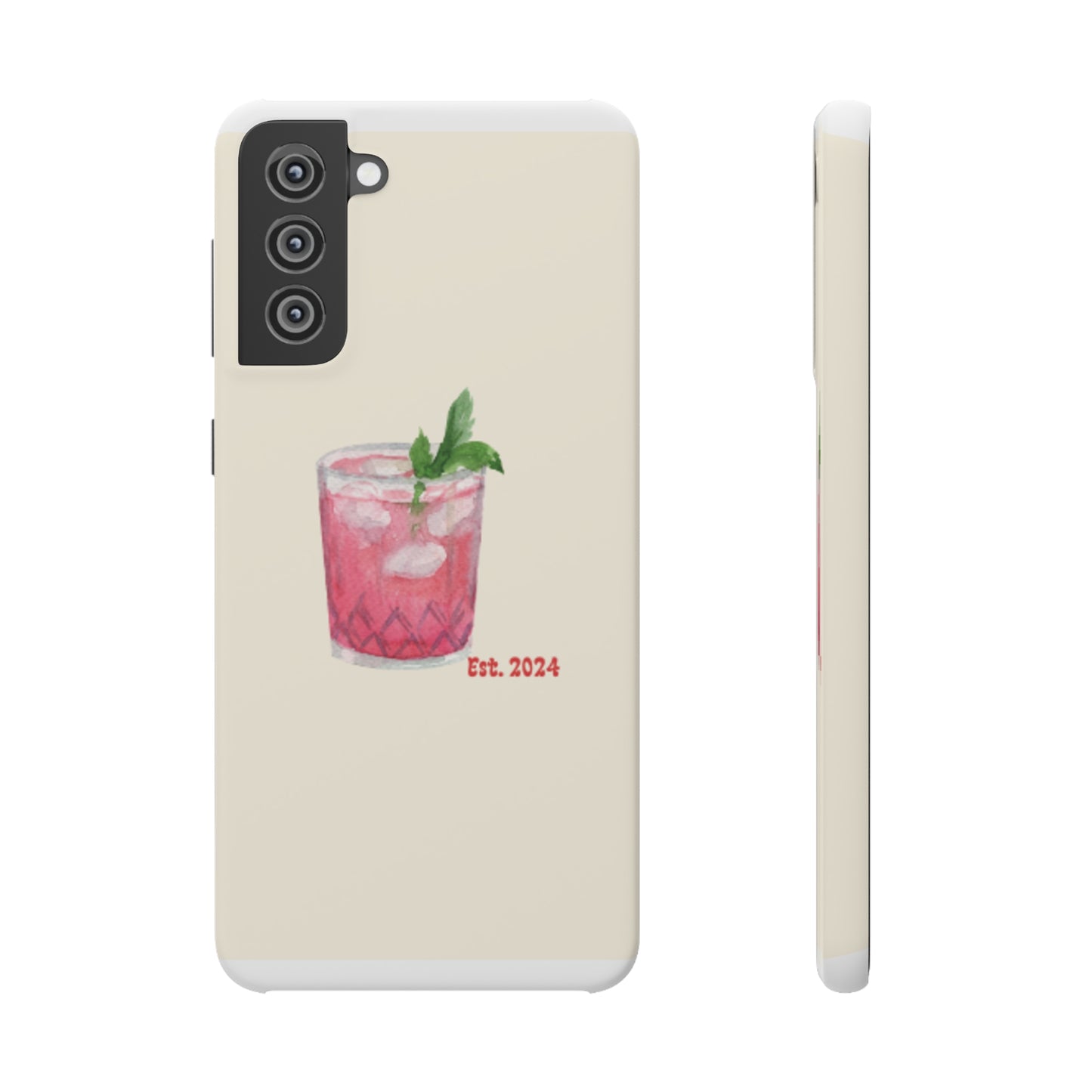 Pink Cocktail Phone Case