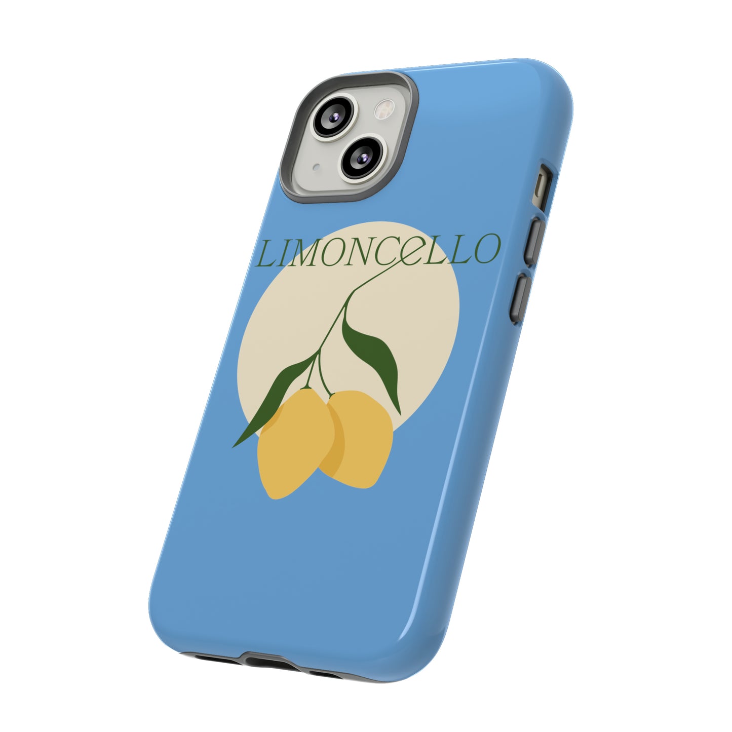 Limoncello Retro Phone Case - Tough Blue