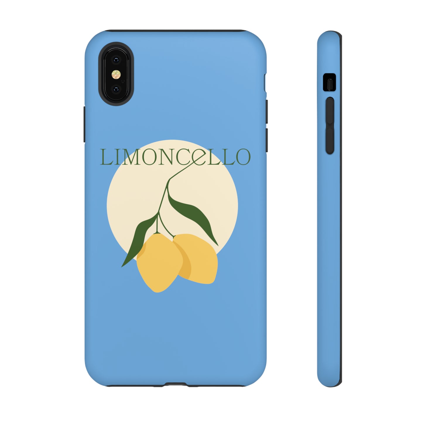 Limoncello Retro Phone Case - Tough Blue