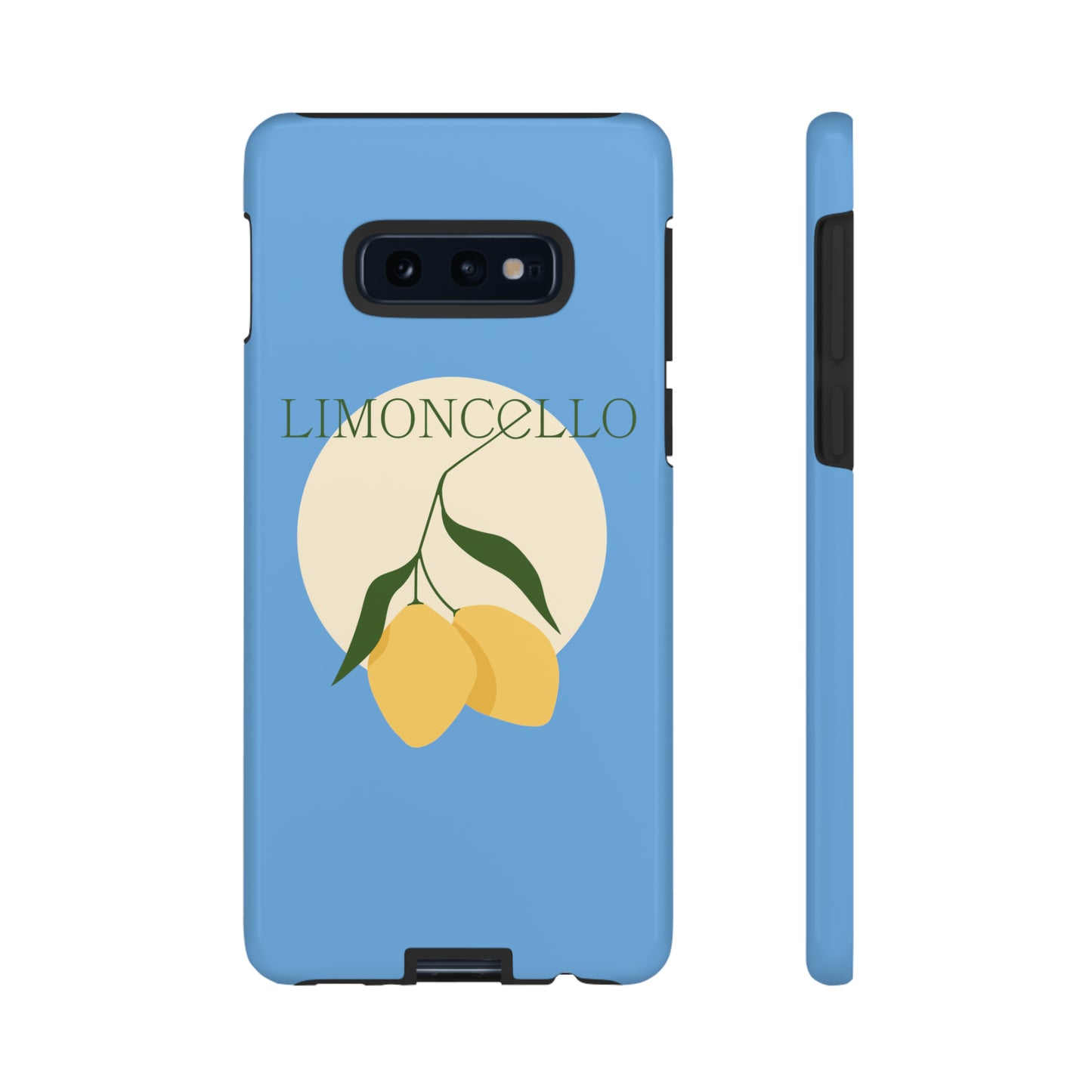 Limoncello Retro Phone Case - Tough Blue