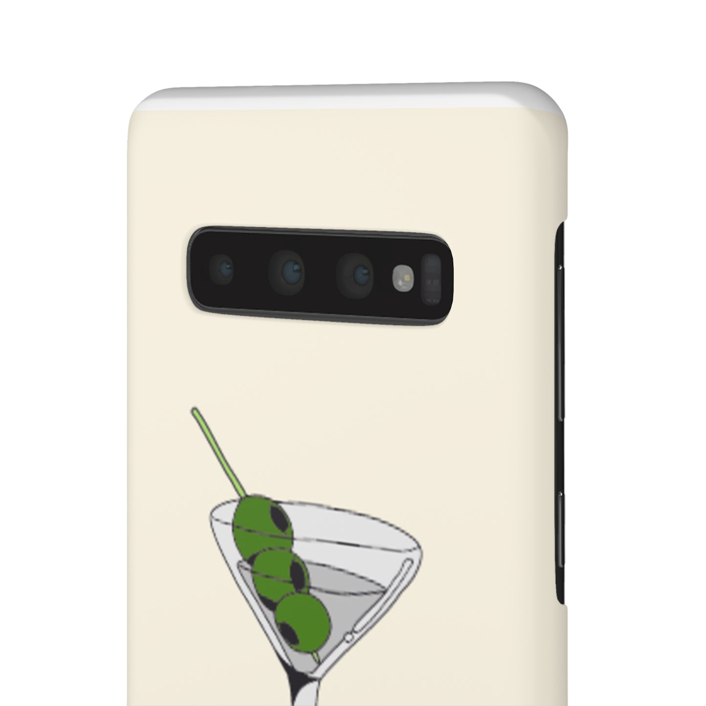 Olive Martini Phone Case with Card Holder