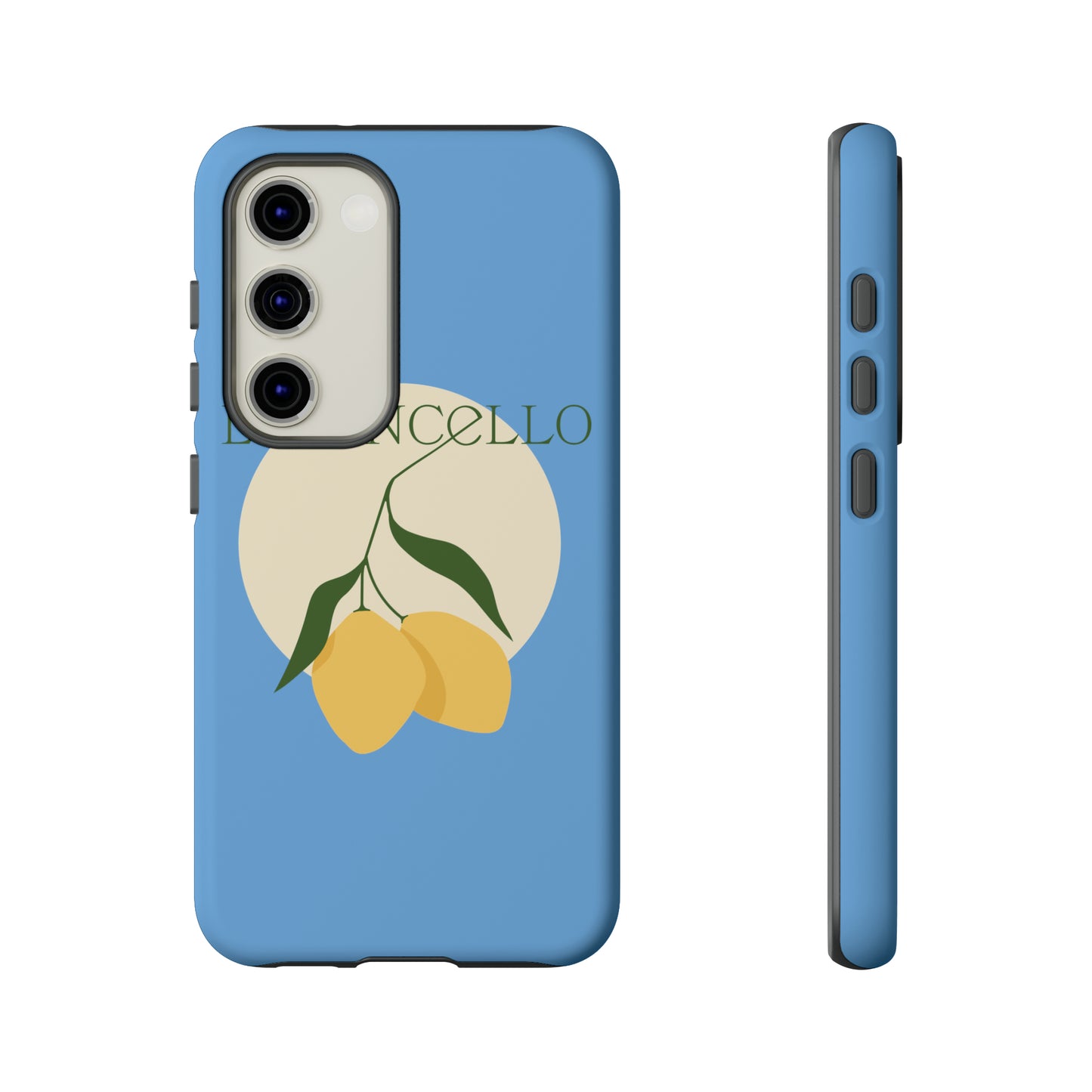 Limoncello Retro Phone Case - Tough Blue