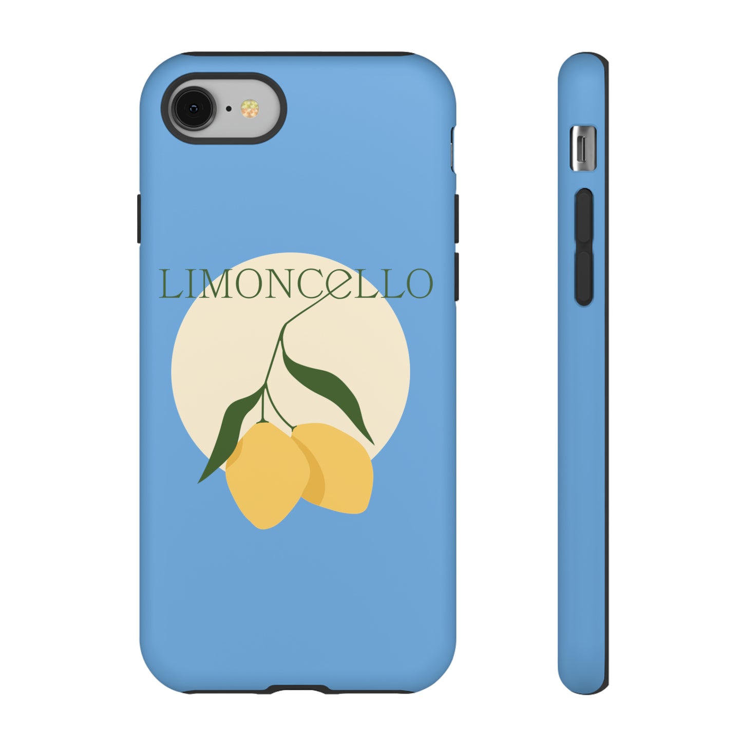 Limoncello Retro Phone Case - Tough Blue