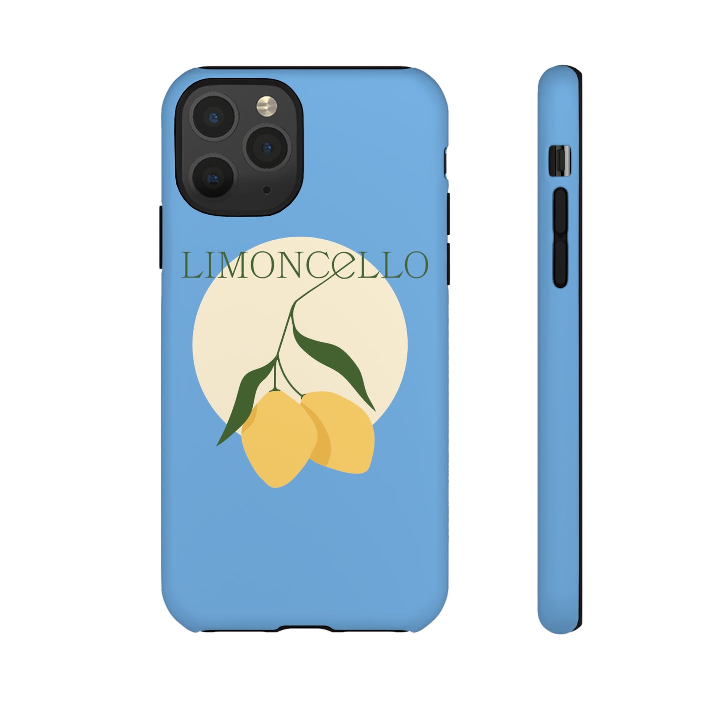 Limoncello Retro Phone Case - Tough Blue