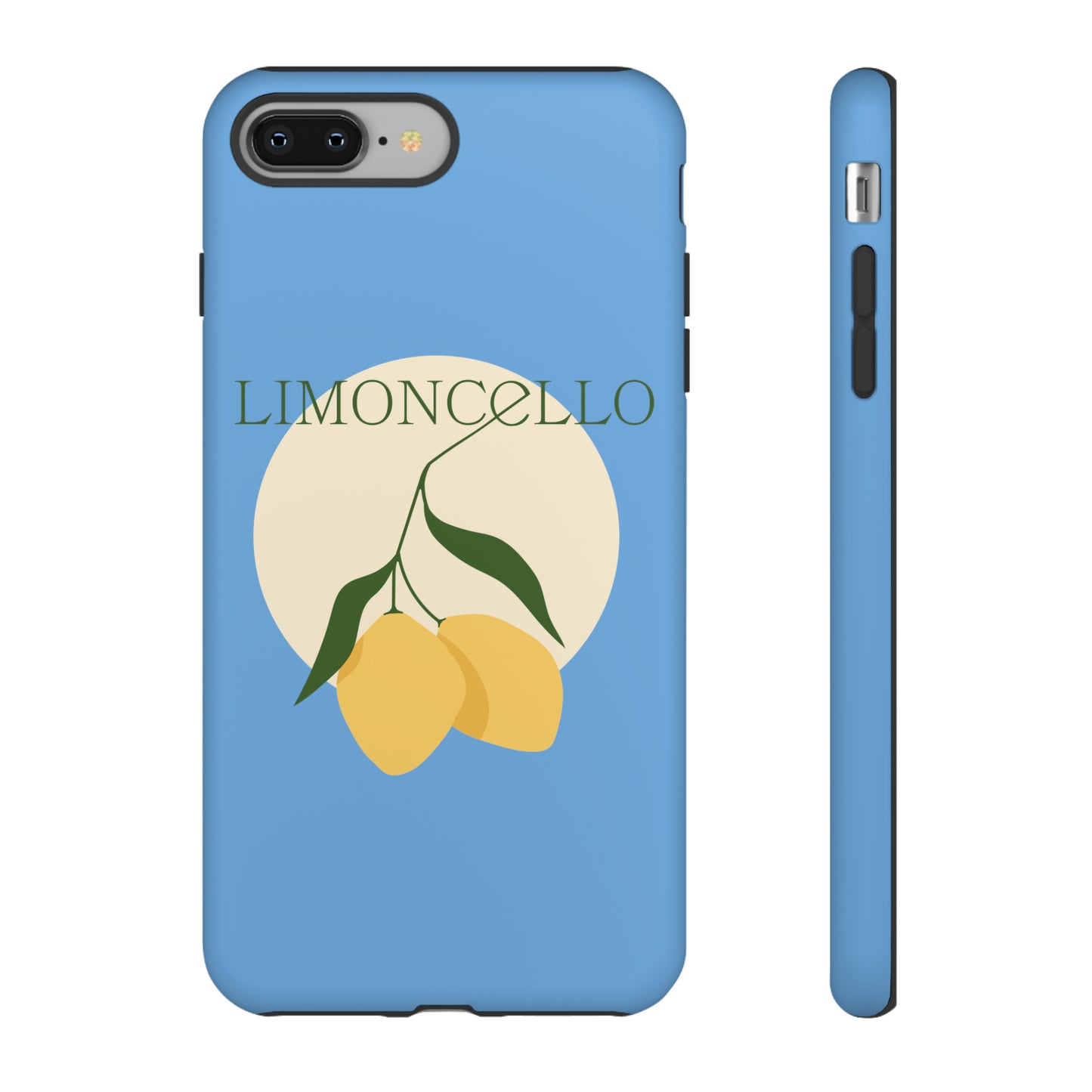 Limoncello Retro Phone Case - Tough Blue