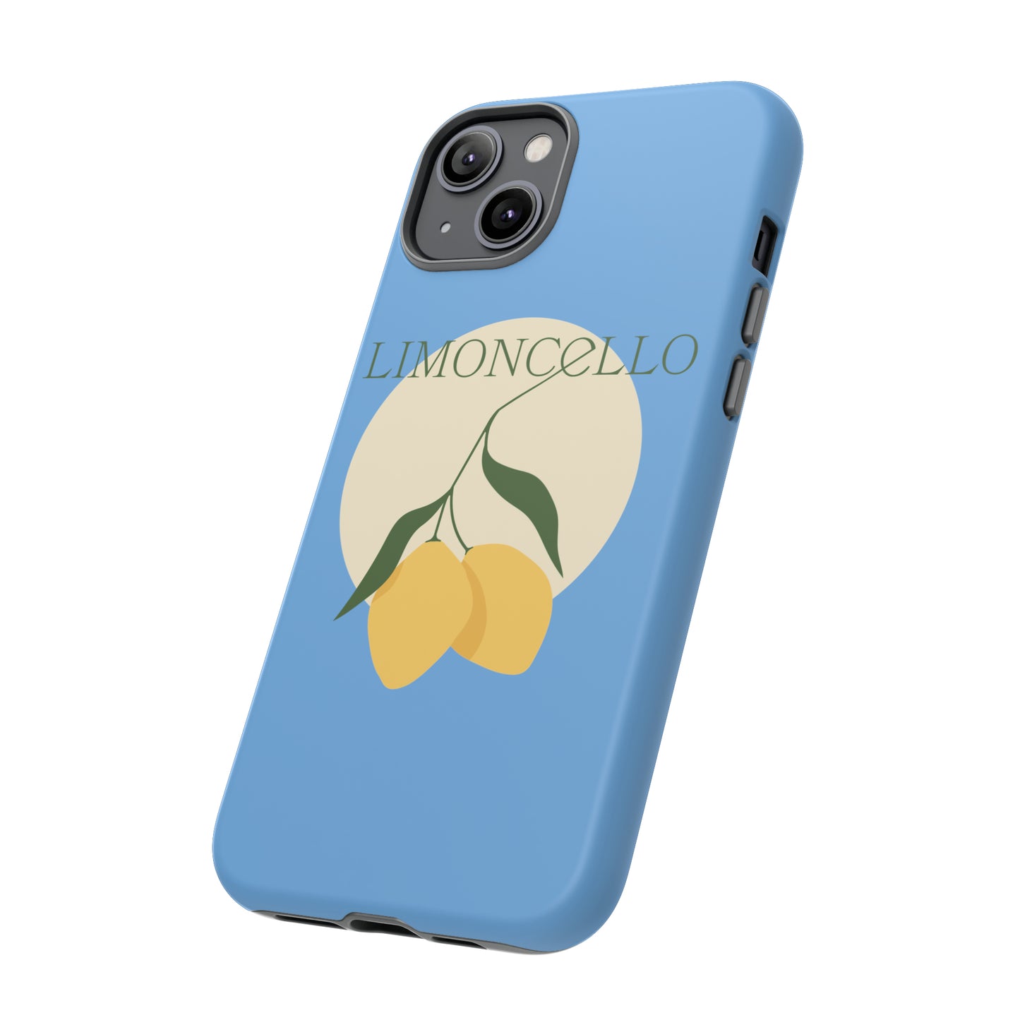 Limoncello Retro Phone Case - Tough Blue